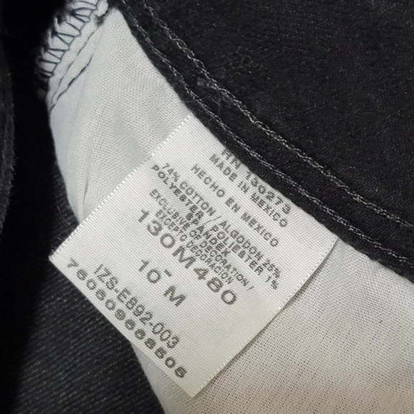 Lee Riders Black Bootcut Jeans Classic Fit High Rise Denim Womens 10M - Picture 4 of 4